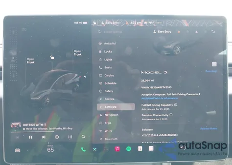 2024 Tesla Model 3 Long Range Dual Motor All-Wheel Drive/Rear-Wheel Drive from USA, damaged, VIN 5YJ3E1EA4RF742745
